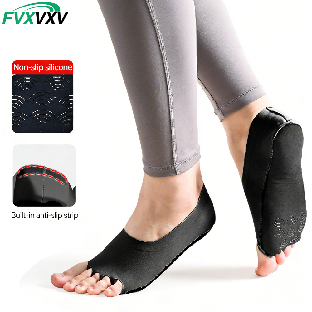 Pilates Yoga Barre - 1Pair Women Open Toe Yoga Socks