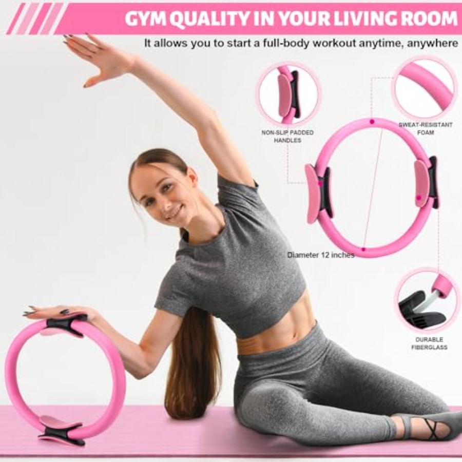 Set of 18 Pilates Ring Essenti - Pilates Ankle Strap review and price