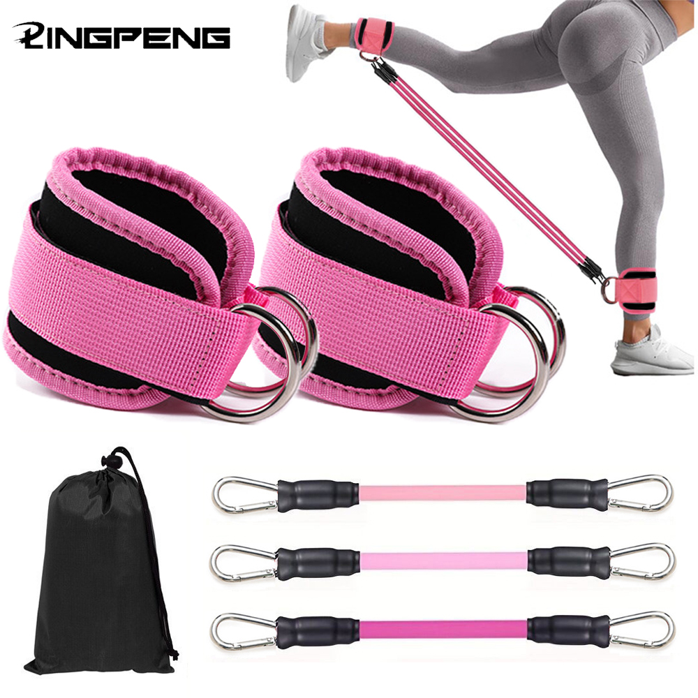 Ankle Straps Resistance Bands  - Pilates Yoga Board review and price
