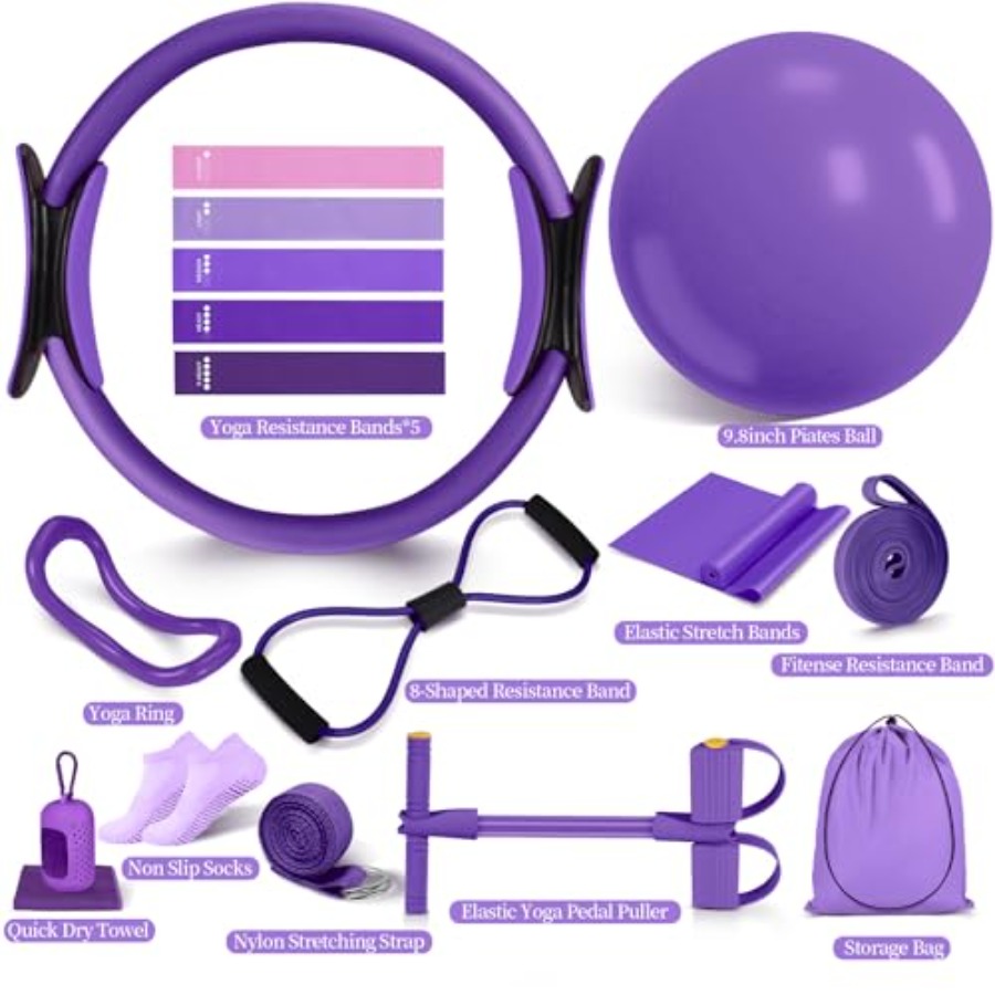 Pilates Essentials Kit for Wom - Pilates Yoga Ball Workout review and price