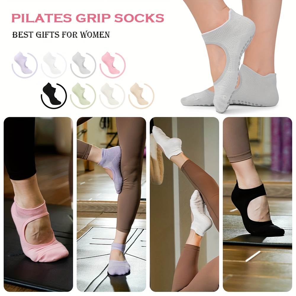 2 Pairs Non-Slip Pilates Socks - Pilates Yoga Barre review and price