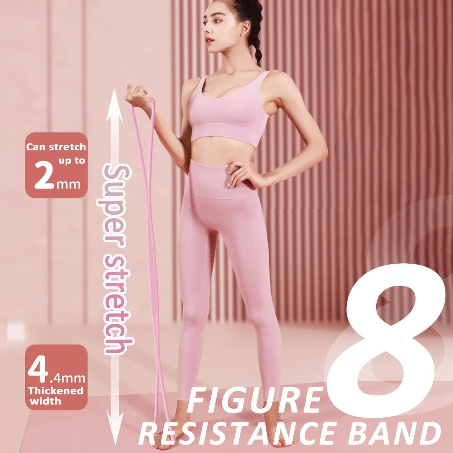 Figure-8 yoga resistance band, - Pilates Yoga Board review and price