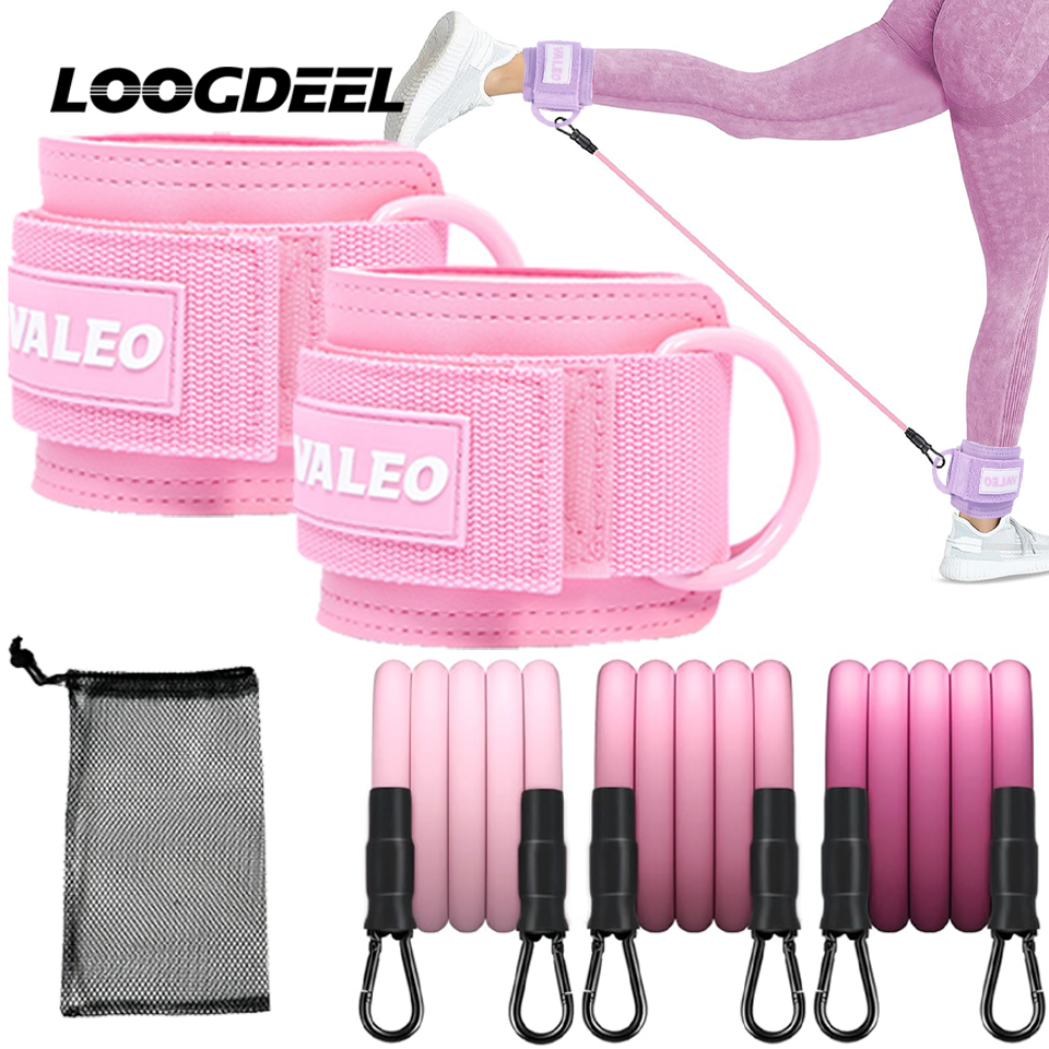 LOOGDEEL 1Pcs Ankle Straps Set - Pilates Ankle Strap review and price