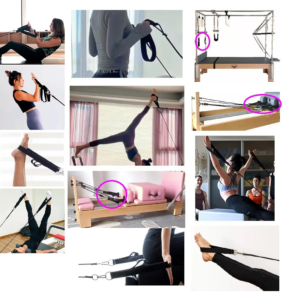 Double Ring Elastic Yoga Pilat - Pilates Ankle Strap review and price