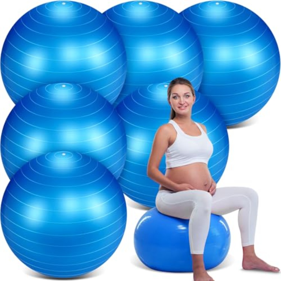 6 Pack Exercise Ball Bulk Infl - Pilates Yoga Ball Workout review and price