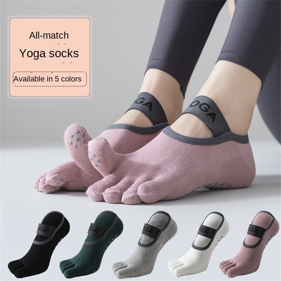 Anti-slip Pilates Socks with 5 - Pilates Yoga Barre review and price