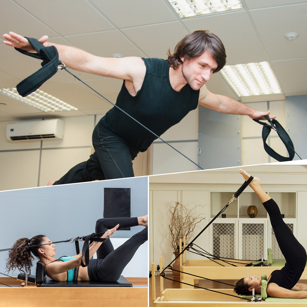 2Pcs Yoga Strap Elastic Double - Pilates Ankle Strap review and price