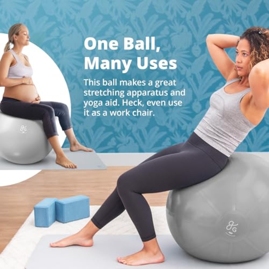 Yoga Ball Anti-Burst Exercise  - Pilates Yoga Ball Workout review and price