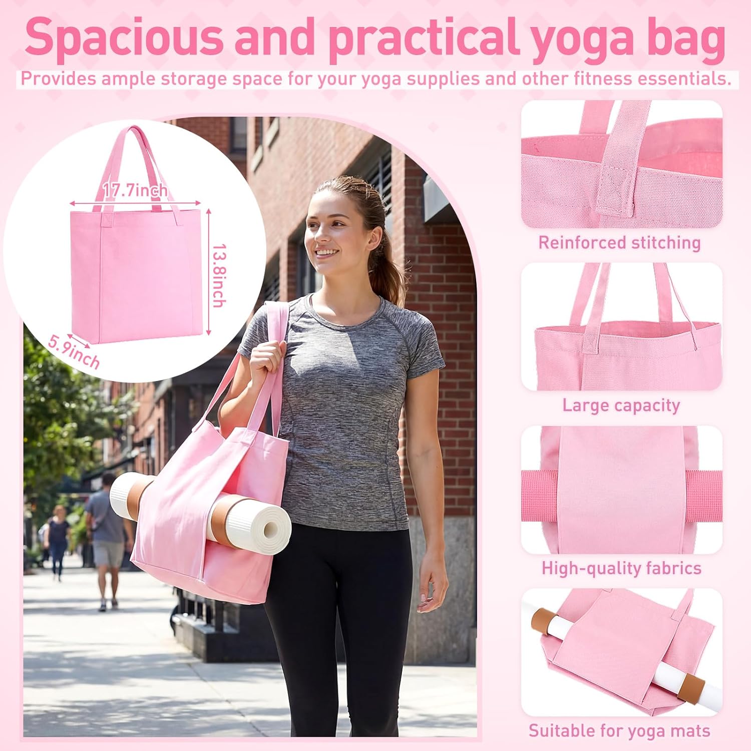 11 Pcs Pink Yoga Accessories S - Pilates Yoga Ball Workout review and price