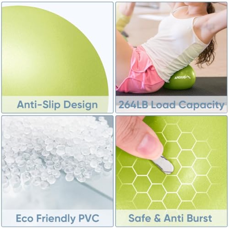 9 Inch Pilates Ball Small Exer - Pilates Yoga Ball Workout review and price