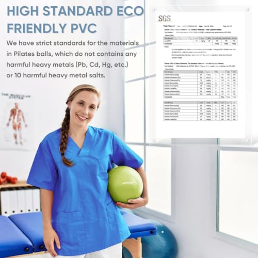 9 Inch Pilates Ball Small Exer - Pilates Yoga Ball Workout review and price