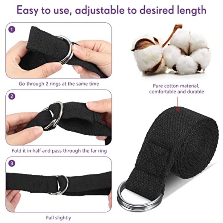 50 Pcs Yoga Strap for Stretchi - Pilates Yoga Ring Exercises review and price