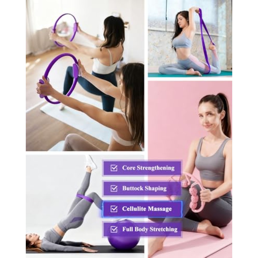 Home Workout Pilates Kit for W - Pilates Yoga Ball Workout review and price