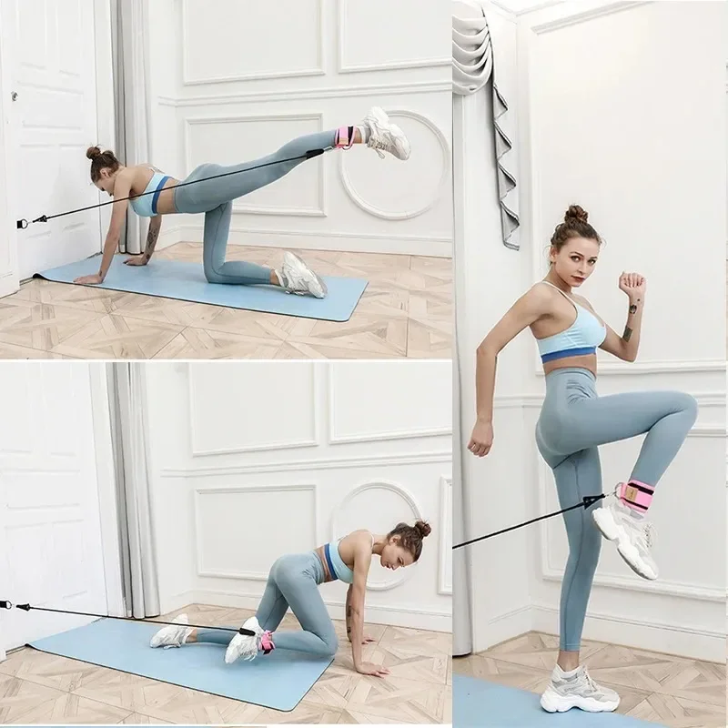 Ankle Straps Resistance Bands  - Pilates Yoga Board review and price
