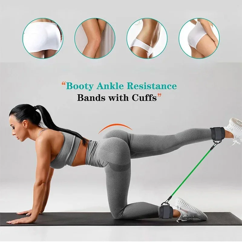 Ankle Straps Resistance Bands  - Pilates Yoga Board review and price