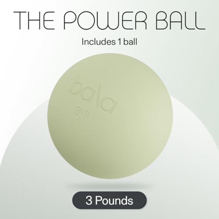 Power Ball, Weighted Toning Ex - Pilates Yoga Ball Workout review and price