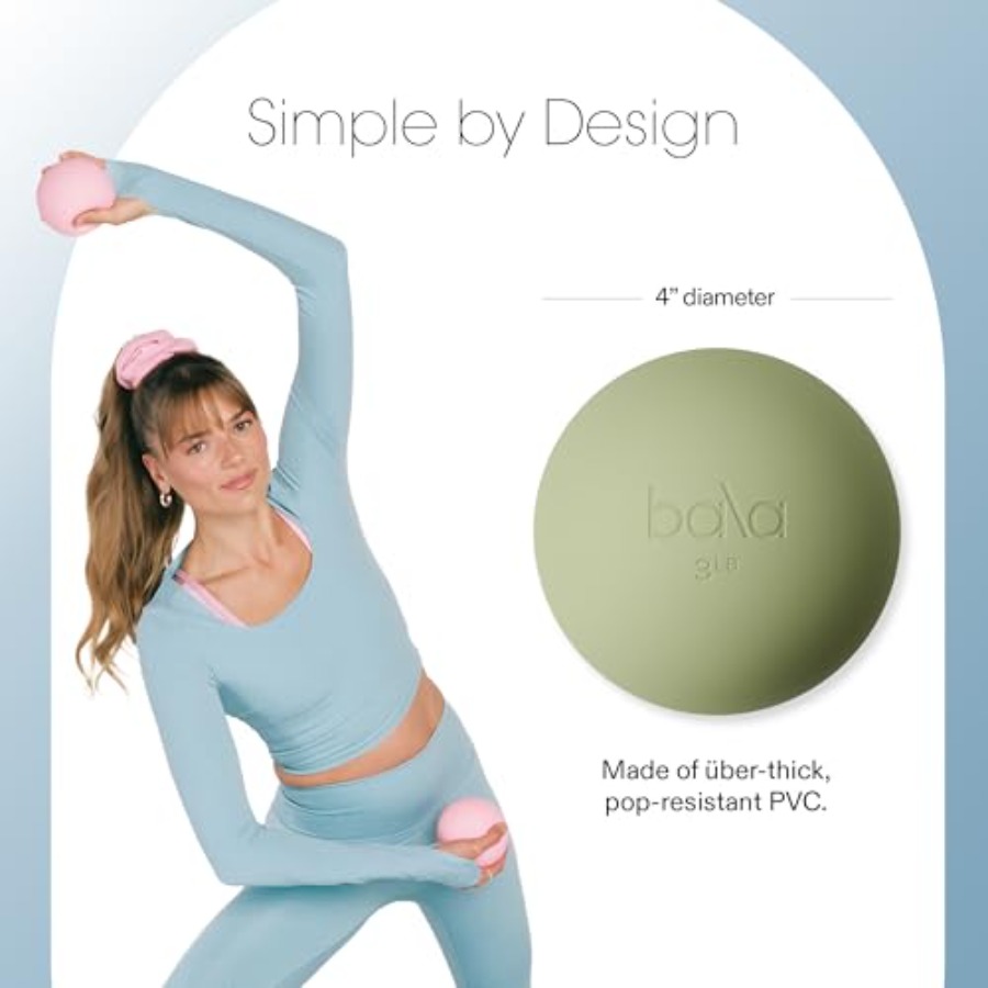 Power Ball, Weighted Toning Ex - Pilates Yoga Ball Workout review and price
