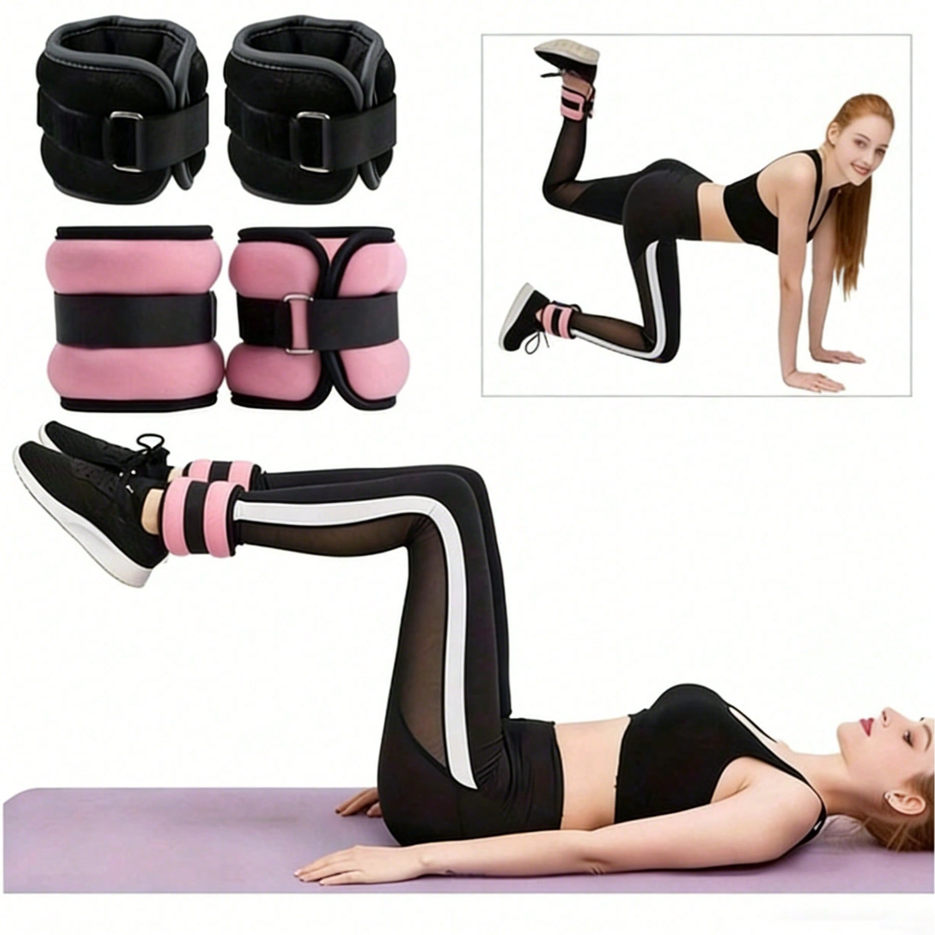 2pcs Wrist & Ankle Weight Bags - Pilates Ankle Strap review and price