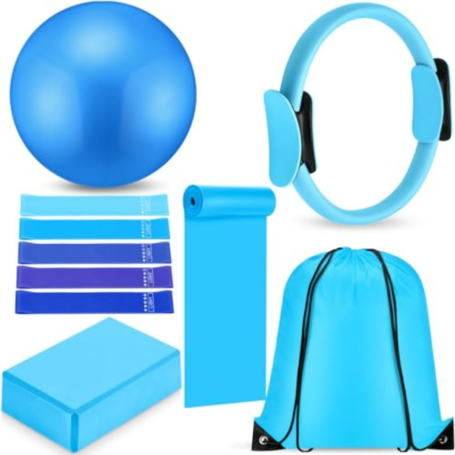 10 Pcs Pilates Ring Blocks Set - Pilates Yoga Ball Workout review and price