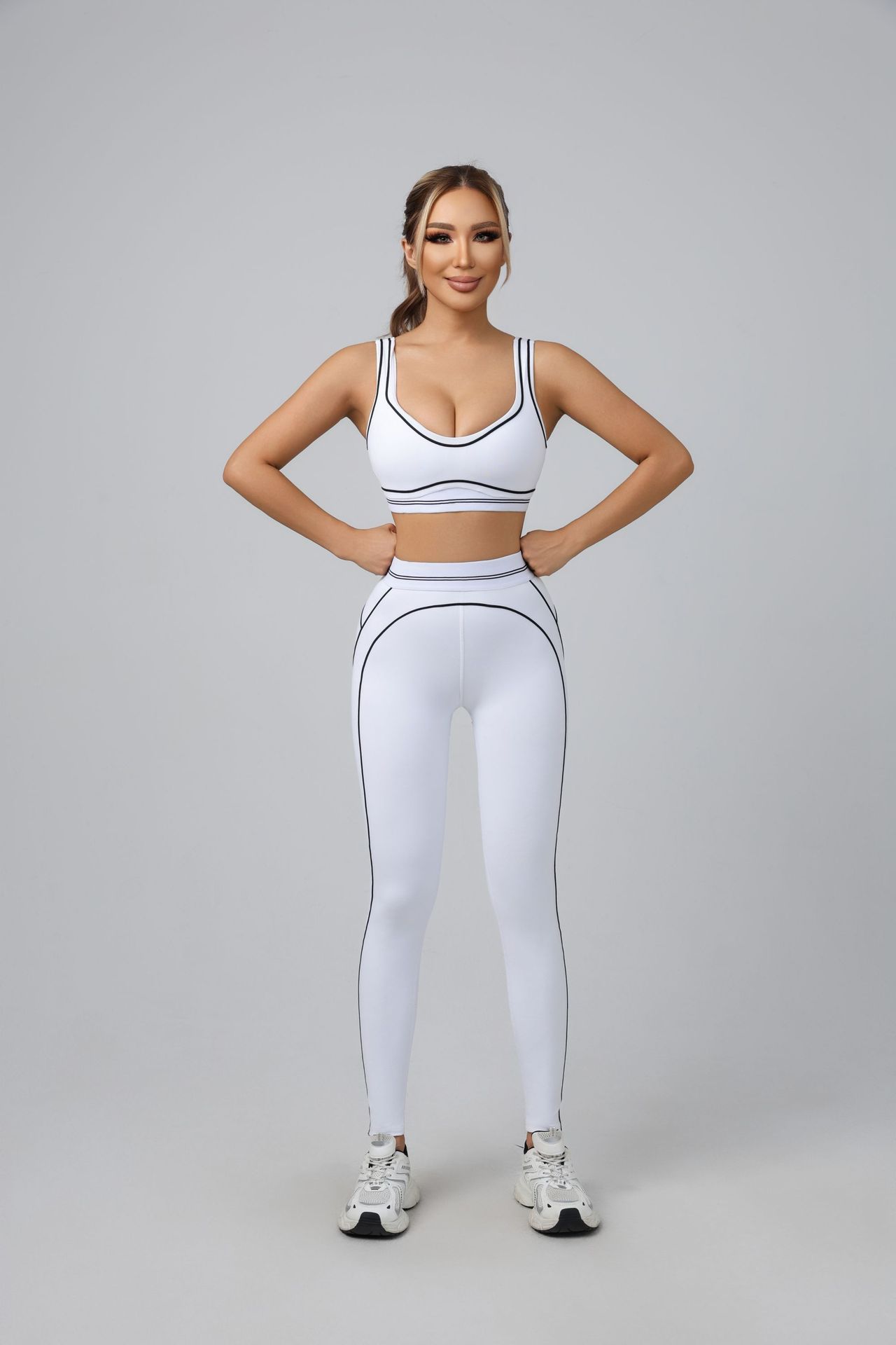 Yoga Suit Women Sport Set Pila - Pilates Yoga Legging review and price