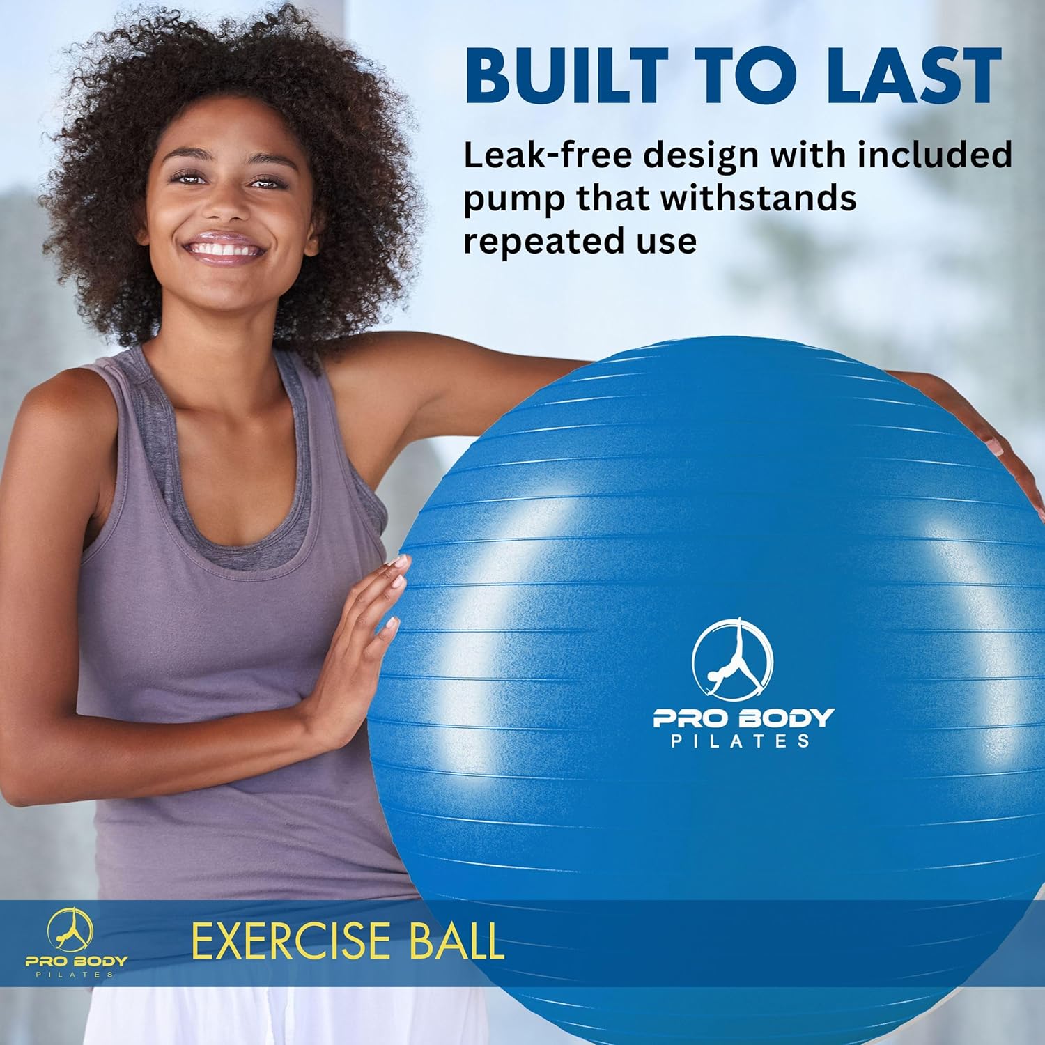 ProBody Pilates Exercise Ball, - Pilates Yoga Ball Workout review and price
